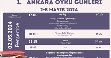 1. Ankara Öykü Günleri Programı