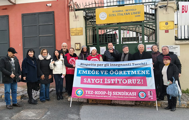 TYS’den İtalyan Lisesi Öğretmenlerine Destek!