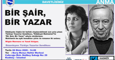 BİR YAZAR, BİR ŞAİR ETKİNLİKLERİMİZ DEVAM EDİYOR!